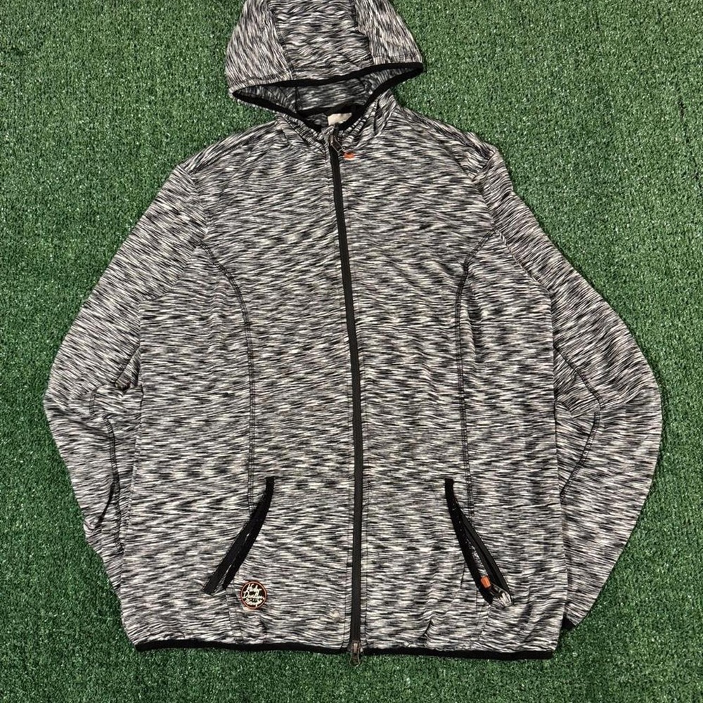 Harley-Davidson Space Dye Full-Zip Hooded Jacket XL Grey Multi Moto 0305